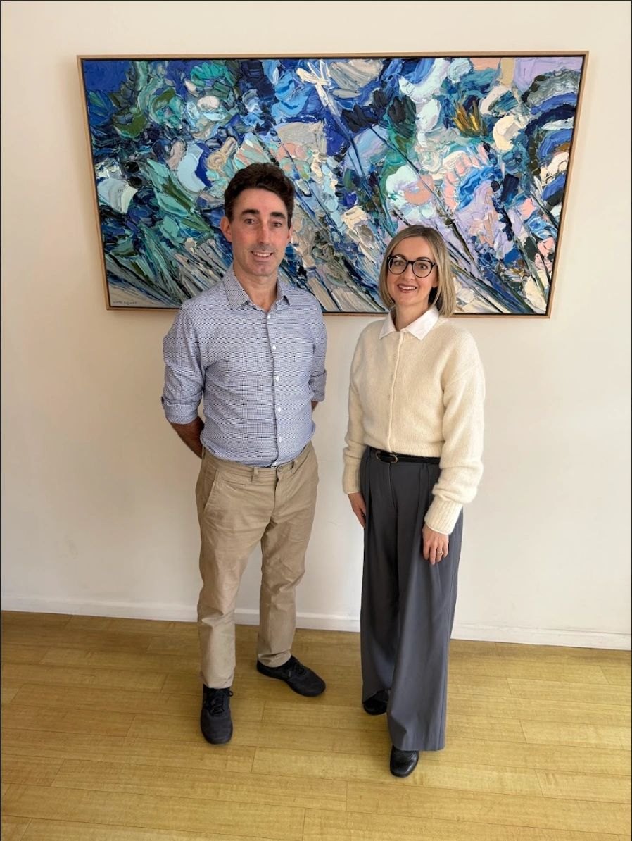 Dr Luke Varney and Dr Danielle Werner in the clinic